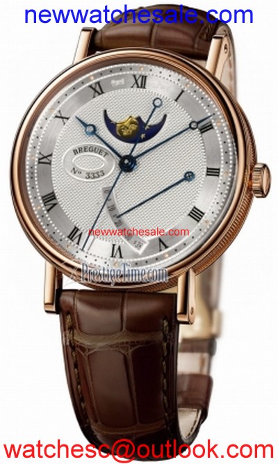 Breguet Classique 7787BR/12/9V6 Silvered 18Kt Gold