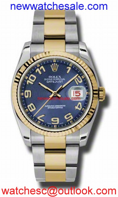 Rolex Datejust 116233BLCAO Blue Concentric