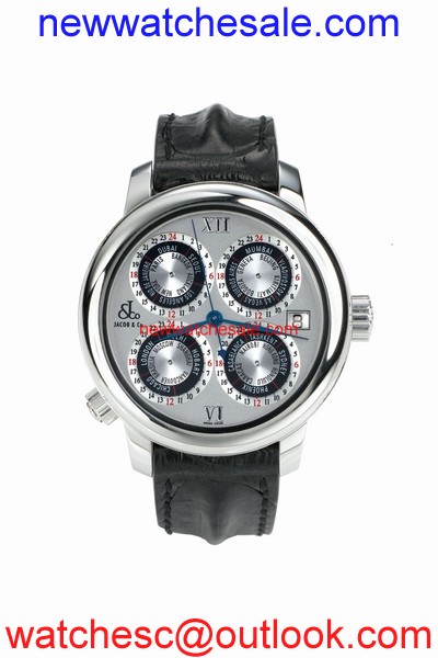 Jacob & Co. GMT World Time Automatic gMT3SS Silver