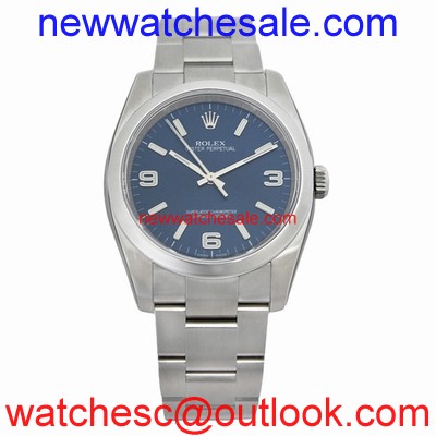 Rolex Oyster Perpetual No Date 116000BLASO Stainless Steel