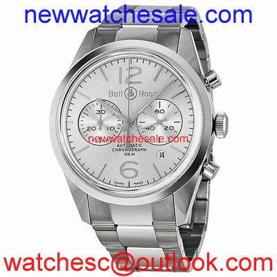 Bell and Ross Vintage BRG126-WH-ST/SST Mens