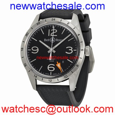 Bell and Ross BRV123-BL-GMT-SRB Automatic