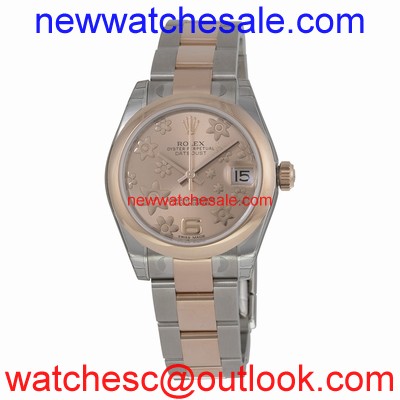 Rolex Datejust Lady 31 178241PFAO Pink Raised Floral Motif