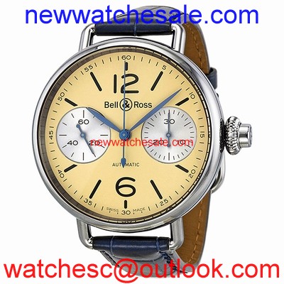 Bell and Ross Vintage BRWW1-MONO-IVO/S Mens