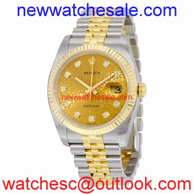 Rolex Datejust 116233CJDJ Champagne Jubilee