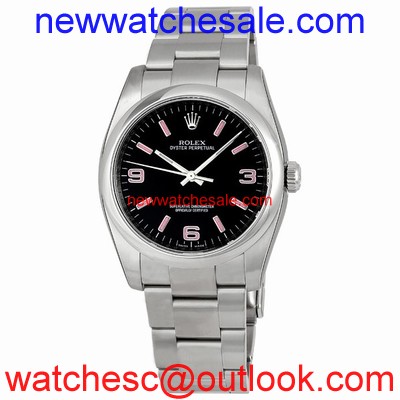 Rolex Oyster Perpetual No Date 116000BKAPSO Steel and White Gold