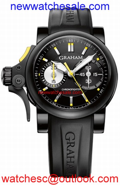 Graham Chronofighter 2TRAB.B01A Black Stainless Steel