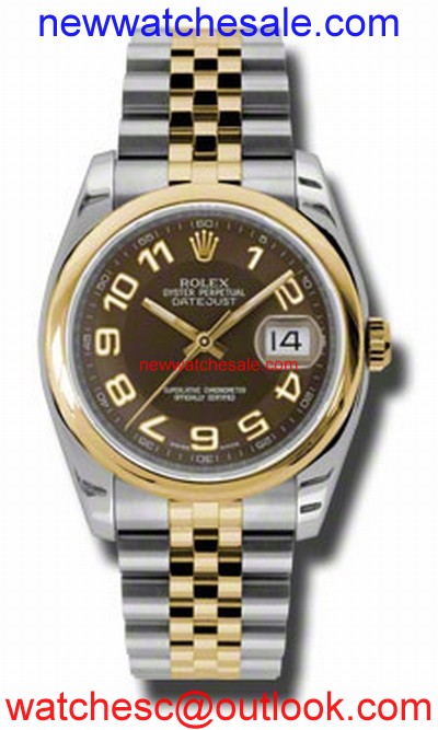 Rolex Datejust 116203BRAJ Brown