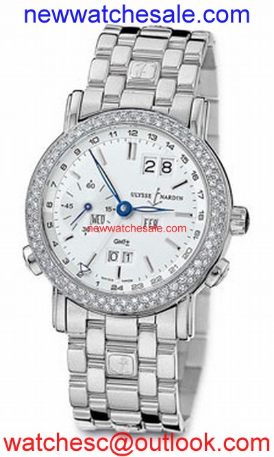Ulysse Nardin GMT Perpetual 320-28-8 18kt white gold