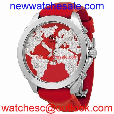 Jacob & Co. Five Time Zone JC47SR Stainless Steel