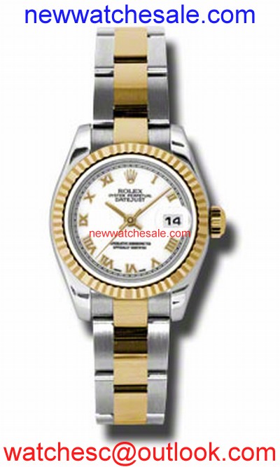 Rolex Datejust 179173WRO Stainless Steel and 18kt Yellow Gold