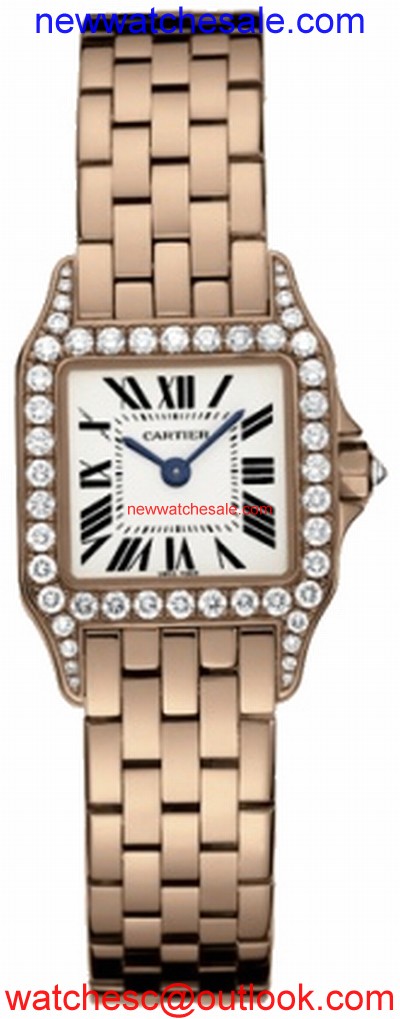 Cartier Santos de Cartier WF9008Z8 18kt Rose Gold