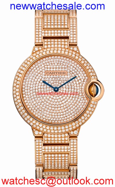 Cartier Ballon Bleu de Cartier HPI00489 Diamond Pave