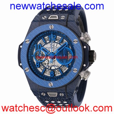 Hublot Big Bang Unico 411.YL.5190.NR.ITI15 Skeleton Grey/Blue