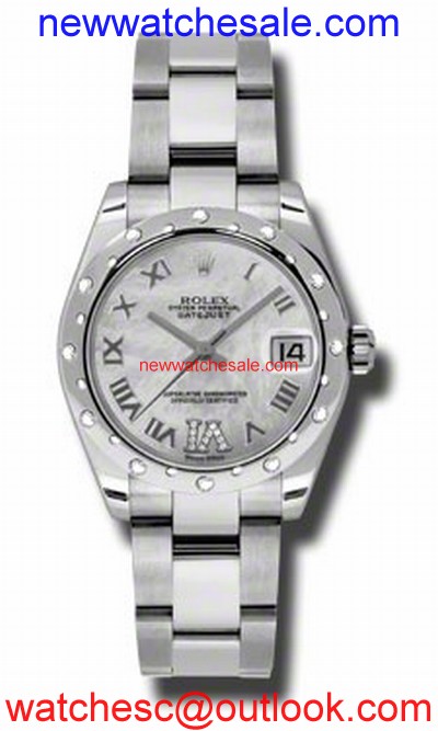 Rolex Datejust 178344MRDO Stainless Steel