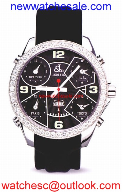 Jacob & Co. Five Time Zone JC2 Black