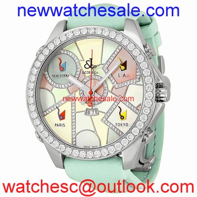 Jacob & Co. Five Time Zone JC118DA Stainless Steel