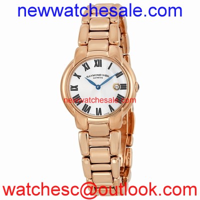 Raymond Weil Jasmine 5229-P5-01659 Rose Gold PVD Stainless Steel