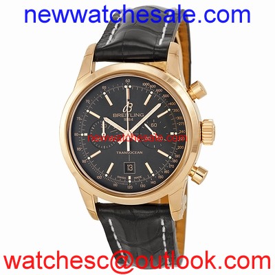 Breitling Transocean R4131012/BC07 18kt Rose Gold