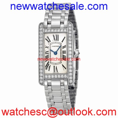 Cartier Tank WB7073L1 18kt White Gold