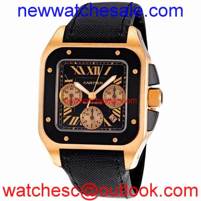 Cartier Santos de Cartier W2020003 Black