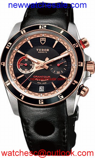 Tudor 20551N-BKLS Stainless Steel and 18kt Pink Gold