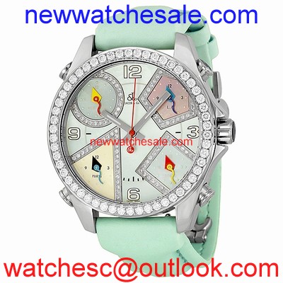 Jacob & Co. Five Time Zone JCM23DA Stainless Steel
