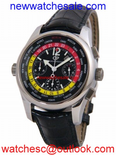 Girard Perregaux Worldwide Time Control 49800-22-654-BA6A Hand Wind