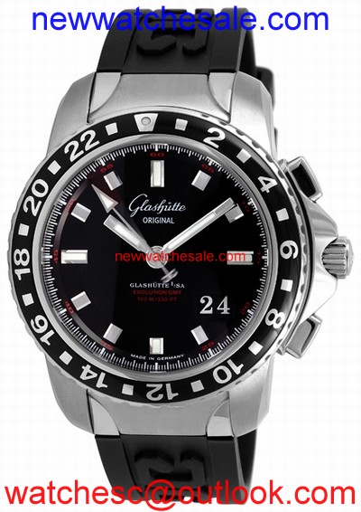 Glashutte 39-55-43-03-04 Stainless steel