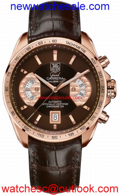 Tag Heuer Grand Carrera CAV514C.FC8171 18K Rose Gold