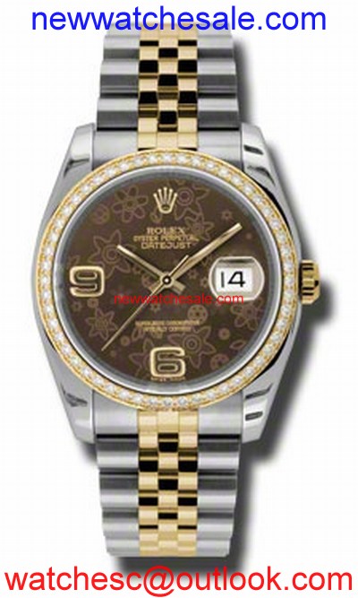Rolex Datejust 116243BRFAJ Brown