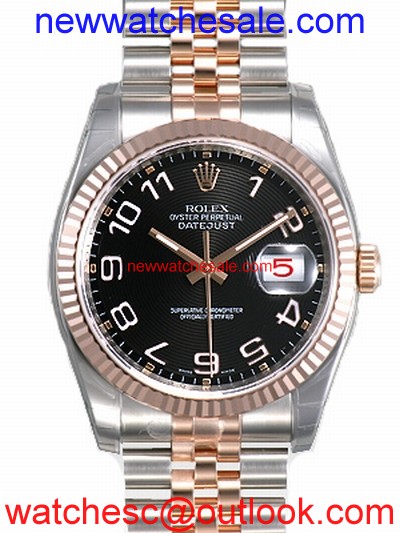 Rolex Datejust 116231BKCAJ Black Concentric