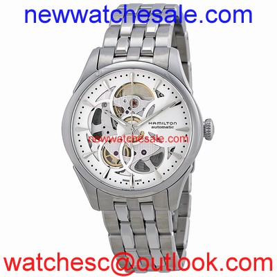 Hamilton Jazzmaster H32405111 White Skeleton