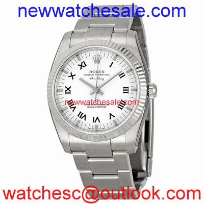 Rolex Airking 114234WRO White