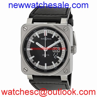 Bell and Ross Aviation BR0396-SI-ST Mens