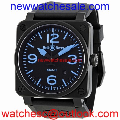 Bell and Ross Aviation BR0392-BLUE Swiss Made