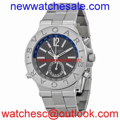 Bvlgari Diagono DG40C14SSDGMT Grey