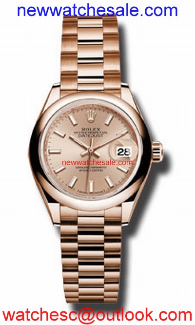 Rolex Lady Datejust 279165PSP 18K Everose Gold