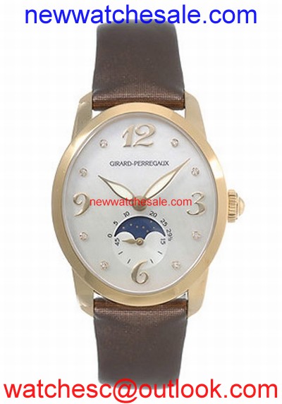 Girard Perregaux Cats Eye 80490-51-761-JKBD White Mother-of-pearl With 8 Diamonds