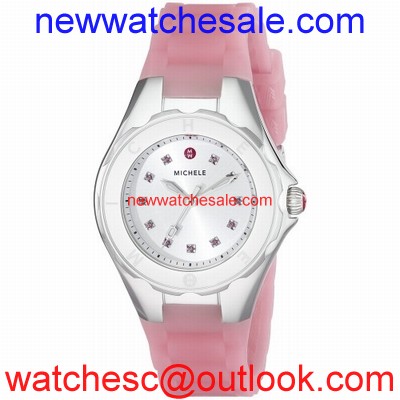 Michele MWW12P000008 Sunray Silver White with Topaz Stones
