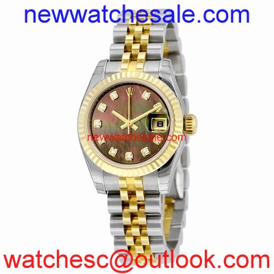 Rolex Datejust 179173BKMDJ Ladies