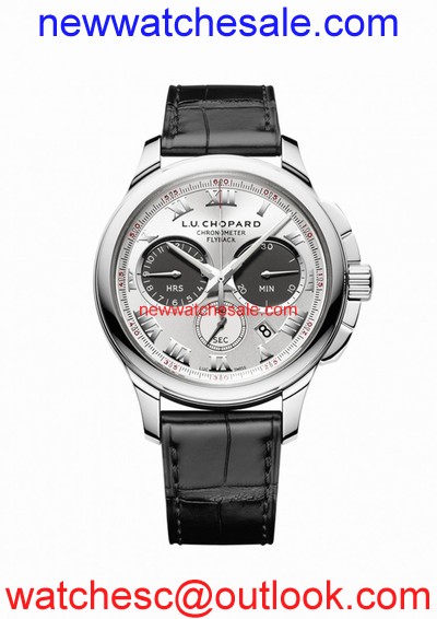 Chopard L.U.C. 161928-1001 Silver with a sunray satin-brushed motif