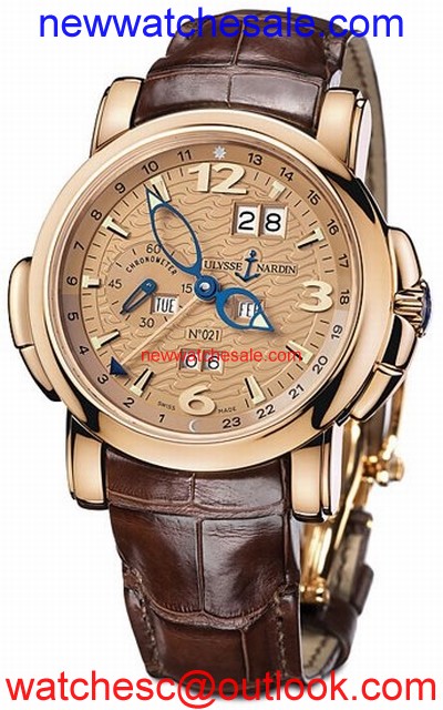 Ulysse Nardin GMT Perpetual 322-66 18kt Rose Gold