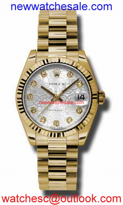 Rolex Datejust 178278SJDP 18kt Yellow Gold