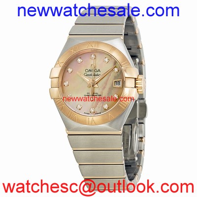 Omega Constellation 123.20.27.20.57.001 Brown Mother of Pearl
