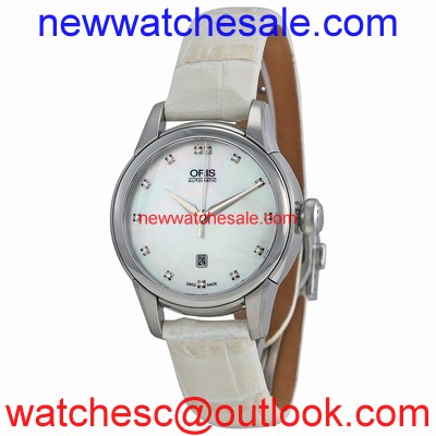 Oris Artelier 01 561 7687 4091-07 5 14 67FC White Mother of Pearl