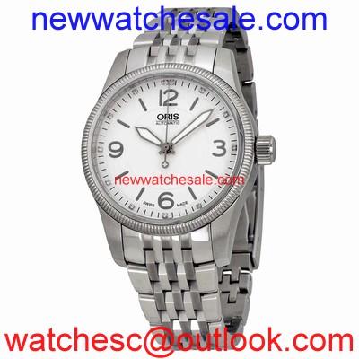 Oris Big Crown 01 733 7649 4091-Set-MB Silver set with 13 diamonds