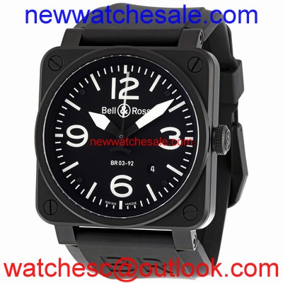 Bell and Ross Aviation BR0392-BL-CA Automatic