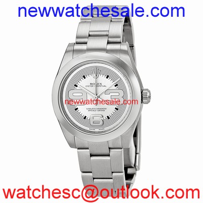 Rolex Oyster Perpetual No Date 177200S369O Silver