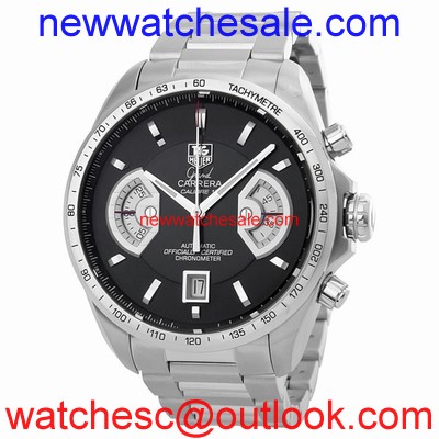 Tag Heuer Grand Carrera CAV511A.BA0902 Black dial with Circular Guilloche